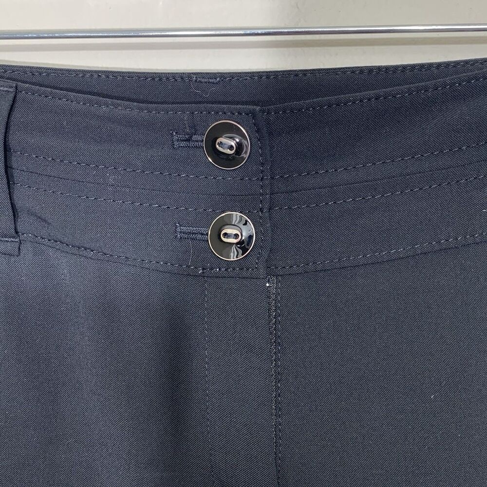 White House Black Market Legacy Bootcut PantsWomens 6R Black StretchDress Slacks - Picture 2 of 9